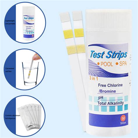 Pcs High Precision In Water Quality Test Strips Residual Chlorine