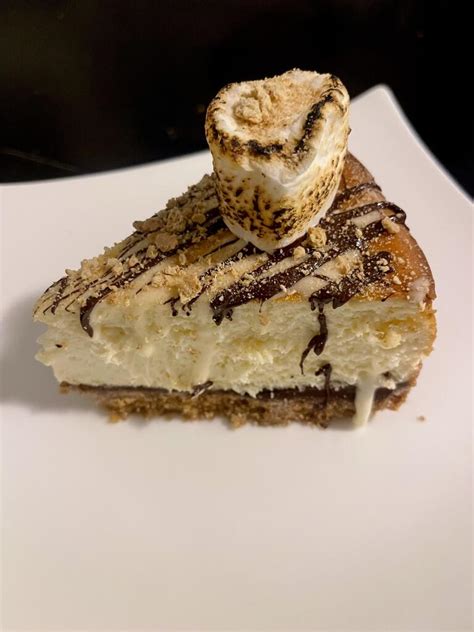 Home Cooking VS Fast Food On Twitter Homemade Smores Cheesecake