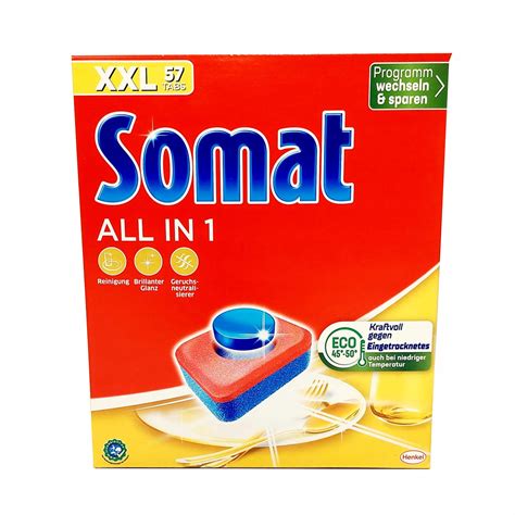 Niemieckie Tabletki Do Zmywarki Somat All In 1 XXL 57 Szt DE