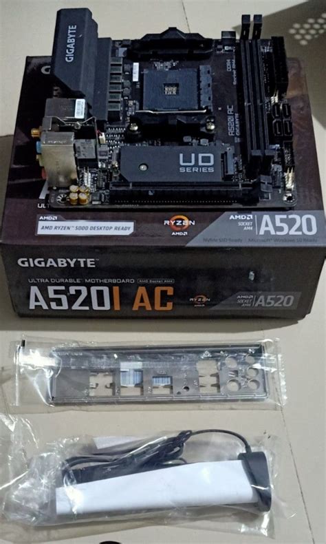 Computer Motherboard - Gigabyte A520i AC Wifi (ITX AMD), Computers ...