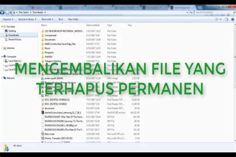 Inilah 6 Cara Mengembalikan File Yang Terhapus Di Laptop Atau Pc