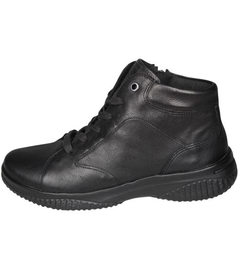 Hartjes 172 1801 10 Ethno Zwarte Veterboot Wijdeman Dames Comfortschoenen