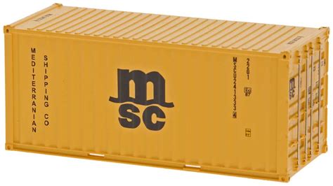 Intermountain A Line HO Scale 20 Corrugated Container 2 Pk MSC