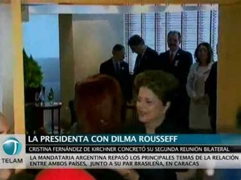 Cristina y Dilma Rousseff mantuvieron una reunión bilateral YouTube