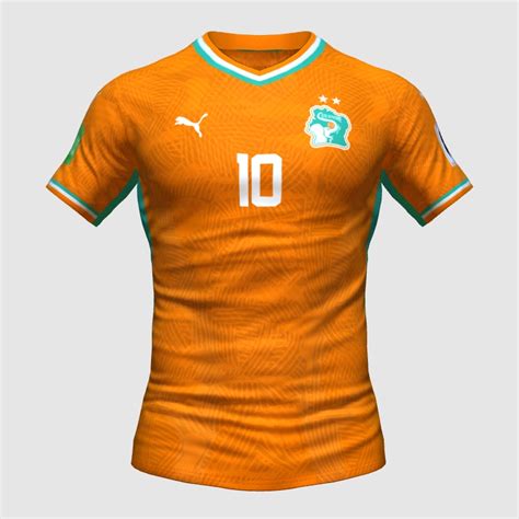 Ivory Coast Home Kit FIFA 23 Kit Creator Showcase