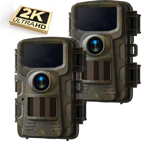 CAMPARK 2 Pack Trail Camera 2K 36MP Game Hunting Camera With Night