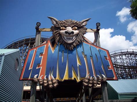 Le Monstre La Ronde Wonderful Old Wooden Coaster 120 Mi Flickr