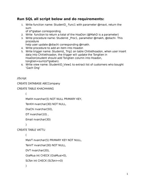 Lab5 Dbi202 Lab5 Dbi Run Sql All Script Below And Do Requirements