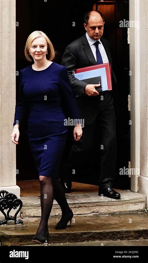 Prime Minister Liz Truss Leaves 10 Downing Street As Chancellor Of The