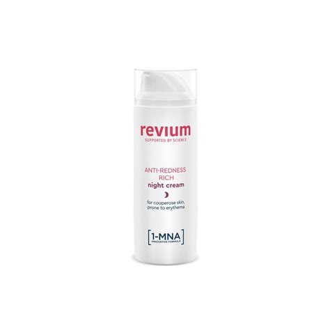 Revium Rosacea Anti Redness Rich Night Cream For Coupreose Skin Prone