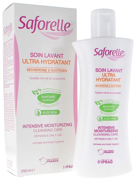 Soin lavant ultra hydratant sécheresse et quotidien Saforelle soin intime