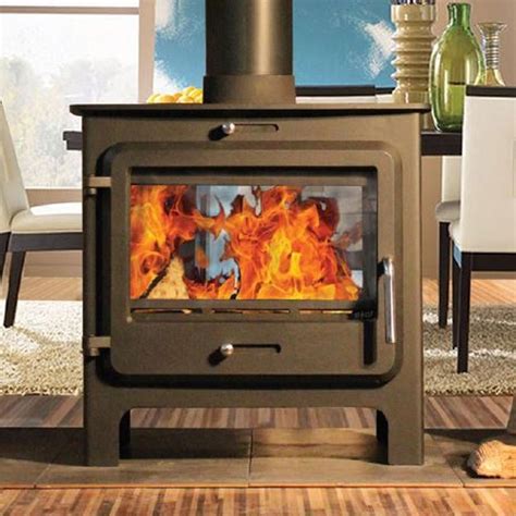 Ekol Double Sided Clarity Multifuel Wood Burning Stove Kw