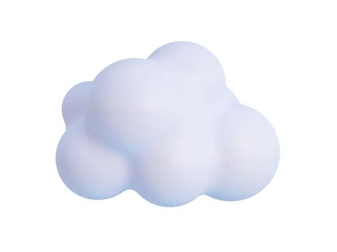 3D Clouds Fluffy Clouds In The Sky For Decorating Cartoon Scenes