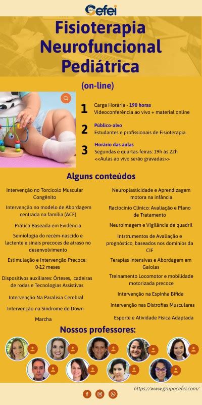 Curso Fisioterapia Neurofuncional Pediátrica CEFEI