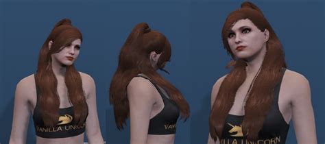 Ariana Ponytail Hair Custom Haircut For Mp Female Sp Fivem Gta The