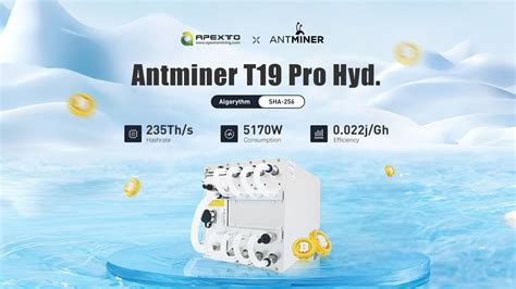 New Bitmain Antminer T19 Pro Hyd Btc Bch Miner With Warranty 3phase