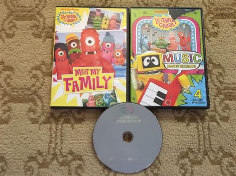 Yo Gabba Gabba Dvd Lot Nickelodeon 1873176361