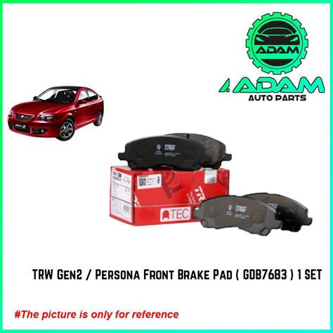 TRW Gen2 Persona Front Brake Pad GDB7683 1 SET Shopee Malaysia