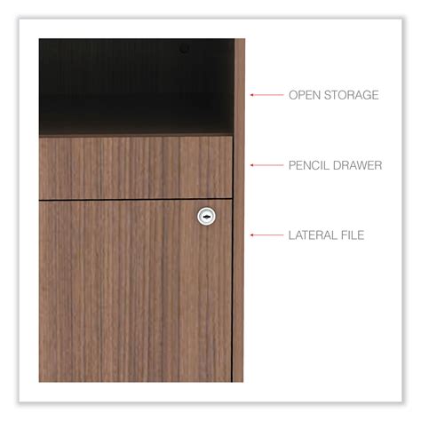 Alera Alera Open Office Desk Series Low File Cabinet Credenza 2