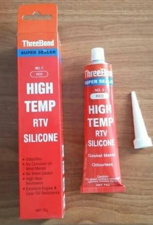 Jual Threebond Red Gasket No Three Bond Lem Silicone Rtv High Temp