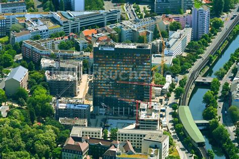 Berlin Von Oben Umbau Und Sanierung Des Hochhaus Geb Ude Auf Dem