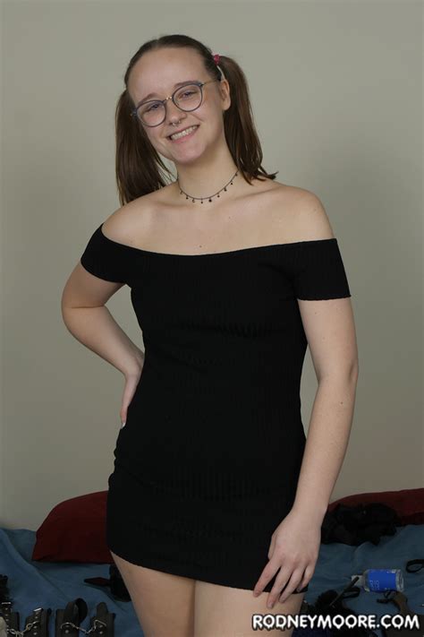 Sexy Amateur In Glasses Dolly Haze Undresses Shows Off Her Big Booty CoedCherry