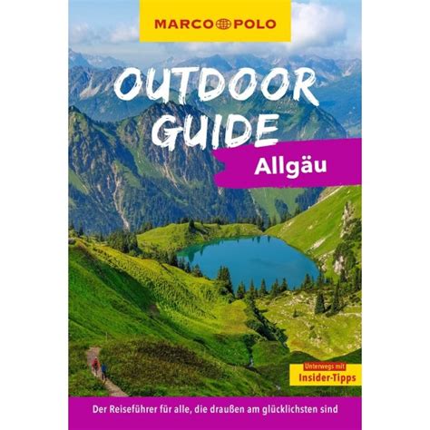 MARCO POLO OUTDOOR GUIDE Reiseführer Allgäu LandkartenSchropp de