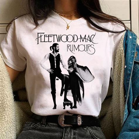 Ger Chte Fleetwood Mac T Shirt Frauen Lustige Anime Top Girl Comic