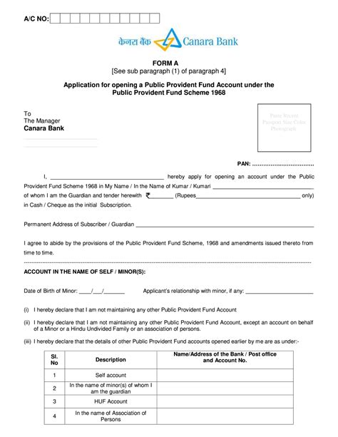 Manage Documents Using Our Form Typer For Canara Bank Account Opening Form