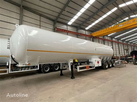 Cysterna gazowa 3 axles LPG tank semitrailer na sprzedaż Chiny Taian