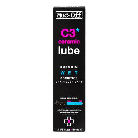 Muc Off C3 Wet Weather Ceramic Lube 50ml Solomons Cycles