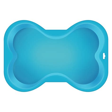 Puppy Cake - Dog Bone Shaped Silicone Cake Pan - Blue #PANBBL