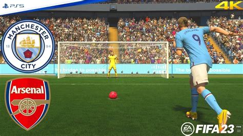 FIFA 23 Manchester City Vs Arsenal EPL Penalty Shootout PS5 4K