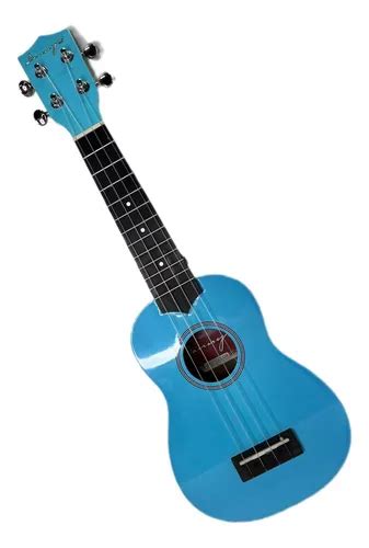 Ukulele Azul Soprano Madera De Tilo Meses Sin Intereses