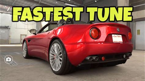 CSR2 Alfa Romeo 8C Spider Fastest Tune Shift Pattern YouTube