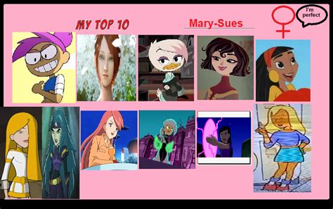 My Top 10 Mary Sues By Wudaiblackhole95 On Deviantart