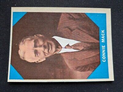 Fleer Baseball Greats Connie Mack Hof Philadelphia