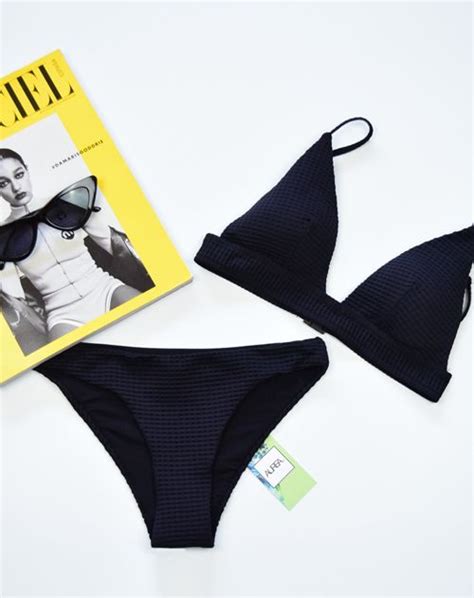 Bikini negro Aurea made in Spain Envíos a todo Chile