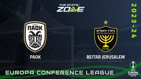 PAOK Salonika Vs Beitar Jerusalem Second Qualifying Round Preview