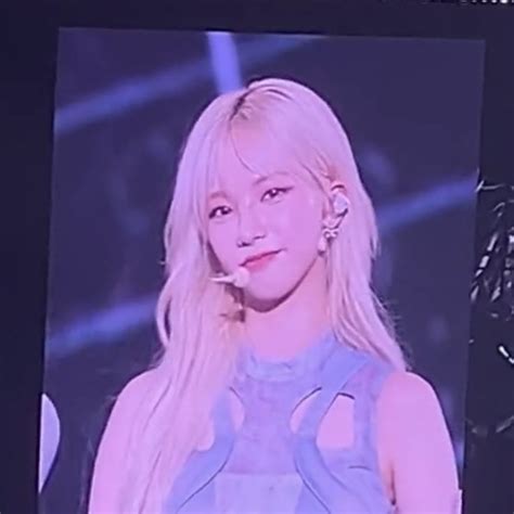 Karina Aespa Icons Lq Pfp Cute Fansite Blonde Hair