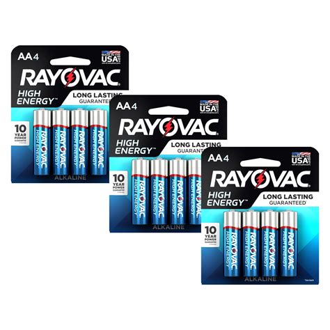 Rayovac K High Energy Aa V Alkaline Primary Batteries