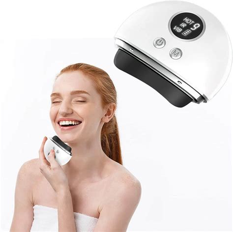 Factory Supply Electric Gua Sha Facial Tools With Heat And Vibration