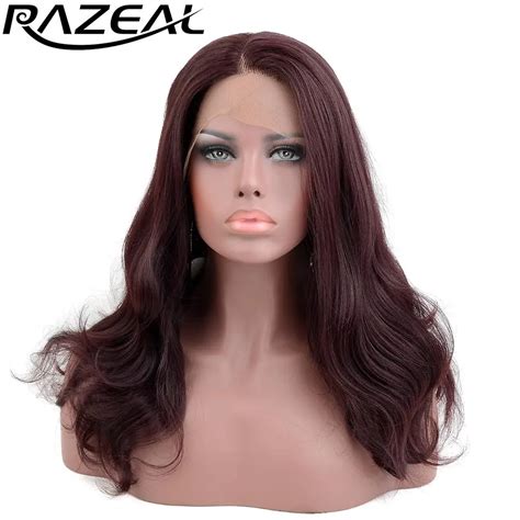 Razeal Collection Peluca De Cabello Sint Tico Con Malla Frontal Pelo