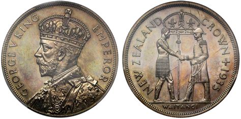 New Zealand George V Waitangi Proof Crown Pr Australian