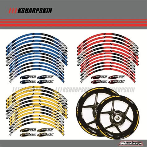 X Thick Edge Outer Rim Sticker Stripe Wheel Decals Fit Bmw F Gs