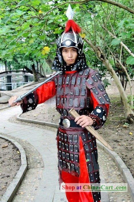 Ancient Chinese General Armor Costumes and Helmet Complete Chinese ...