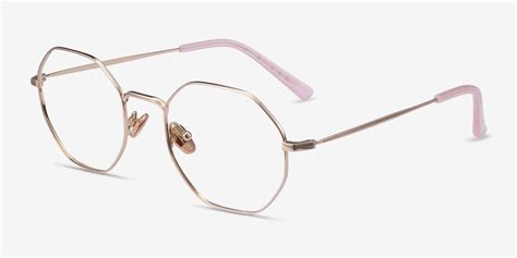 Cecily Geometric Gold Full Rim Eyeglasses Eyebuydirect Canada