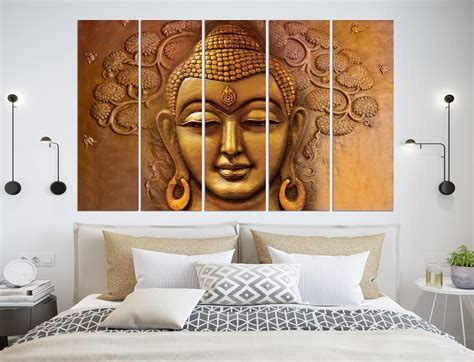 Cn Retails Multiple Frames Beautiful Wall Art Buddha Painting For Home