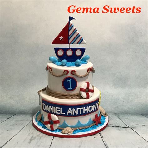 Nautical Cake By Gema Sweets Nautical Cake Sweets Cake