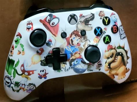 Made a Mario controller for my nephew. : r/xboxone